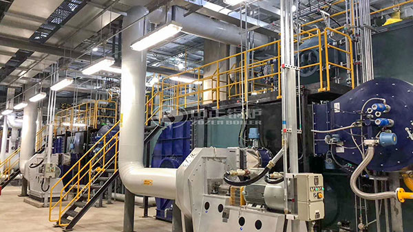 30 ton szs diesel steam boiler