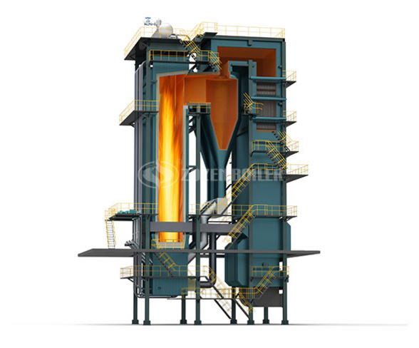 DHX Industrial Coal Fired CFB Vertical Hot Water Boiler