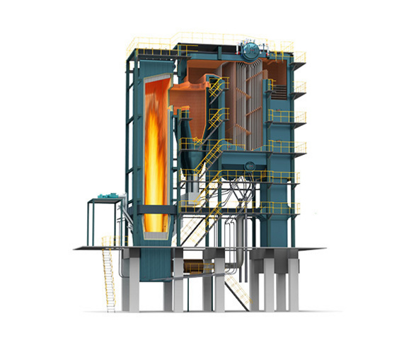 SHX Coal Fired Circulating Fluidized Bed Hot Water Boiler