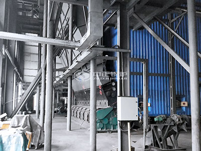 58MW coal fired hot water boiler