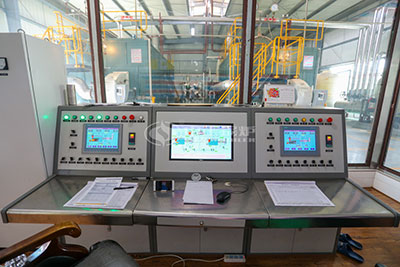 gas steam boielr control room