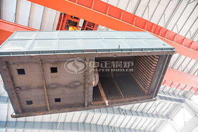 horizontal biomass-fired boiler