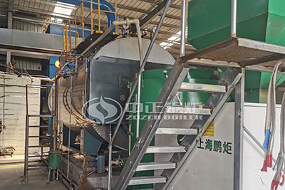 gas boiler for packaging mill