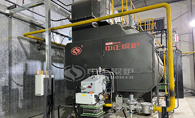 Oil Fired Steam Boiler in Food Factory