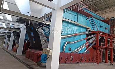 biomass fired steam boiler for food mill