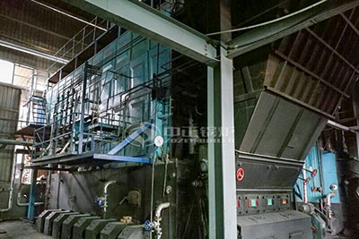 SZL seires coal fired steam boiler used in textile plant