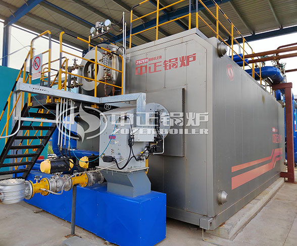 D Type Water Tube Gas Oil Fired Steam Boiler