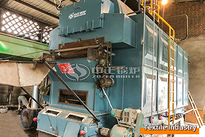 2 Tons Biomass-fired Steam Boiler for Textile Plant