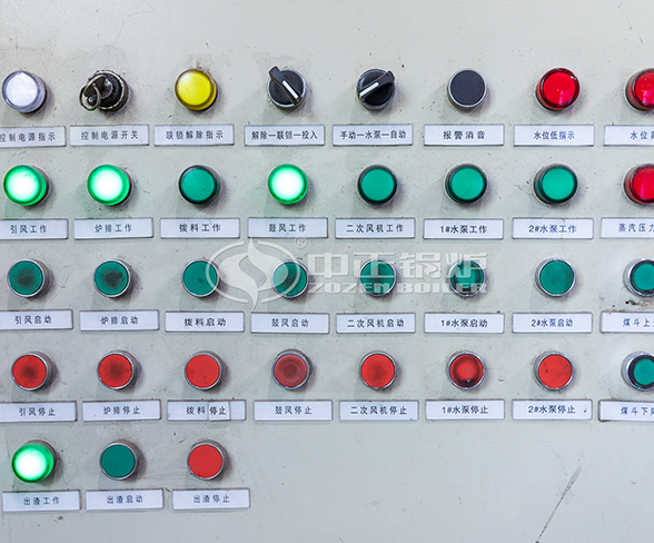 control system of DZL biomass boiler