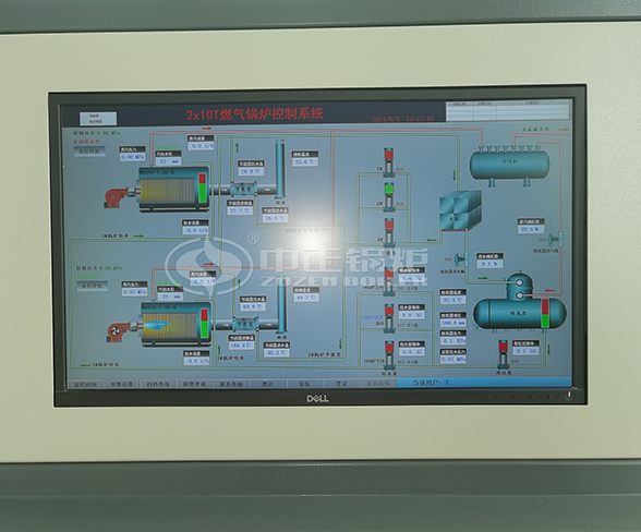 control system of gas boiler