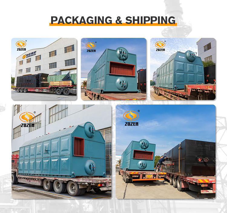 shipping of szl series boiler