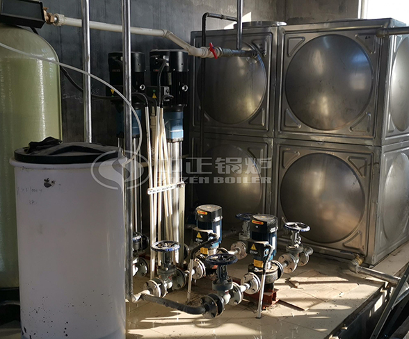 water treatment system of gas boiler