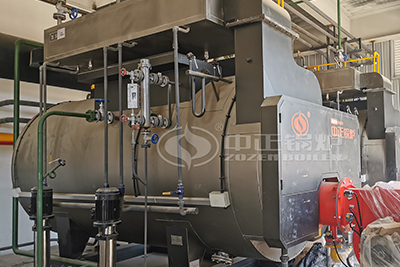 oil gas boiler finished installation