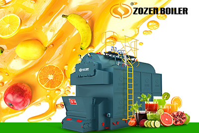 coal fired boiler in juice production