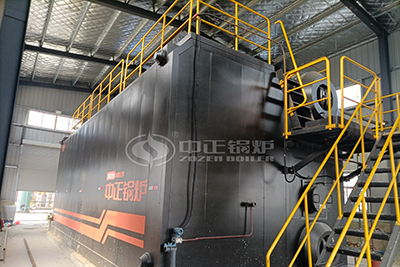 natural gas fuel watr tube steam boiler