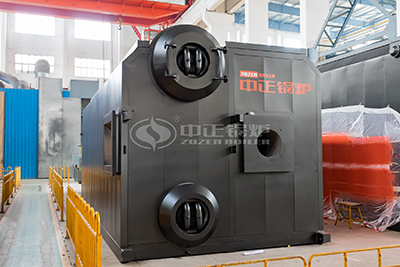 szs gas fuel water tube boiler