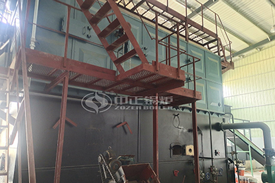 chain grate boiler for fertilizer processing