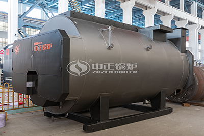 fire tube boiler with natural gas