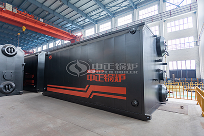 oil gas fired water tube boiler