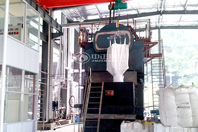 4000 kg biomass boiler in textile industry