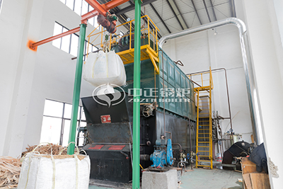 8000kg wood chips steam boiler
