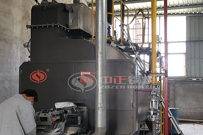 2000kg natural gas fired steam boiler