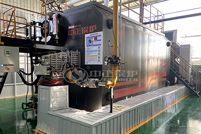 industrial biogas fired water tube boiler