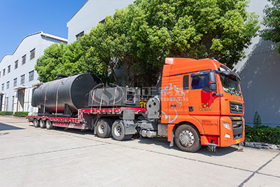 shipment of ZOZEN gas fule fire tube boiler