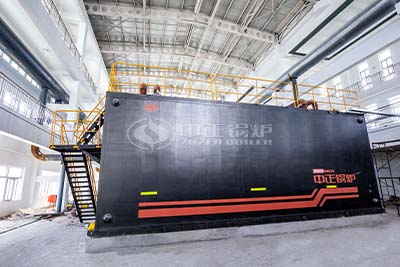 oil gas fired water tube boiler