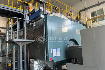 ZOZEN condensing steam boiler used in dairy factory