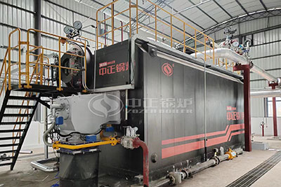 paper industry used 15 tph gas water tube boiler