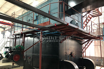 10 ton biomass fired steam boiler in garment factory