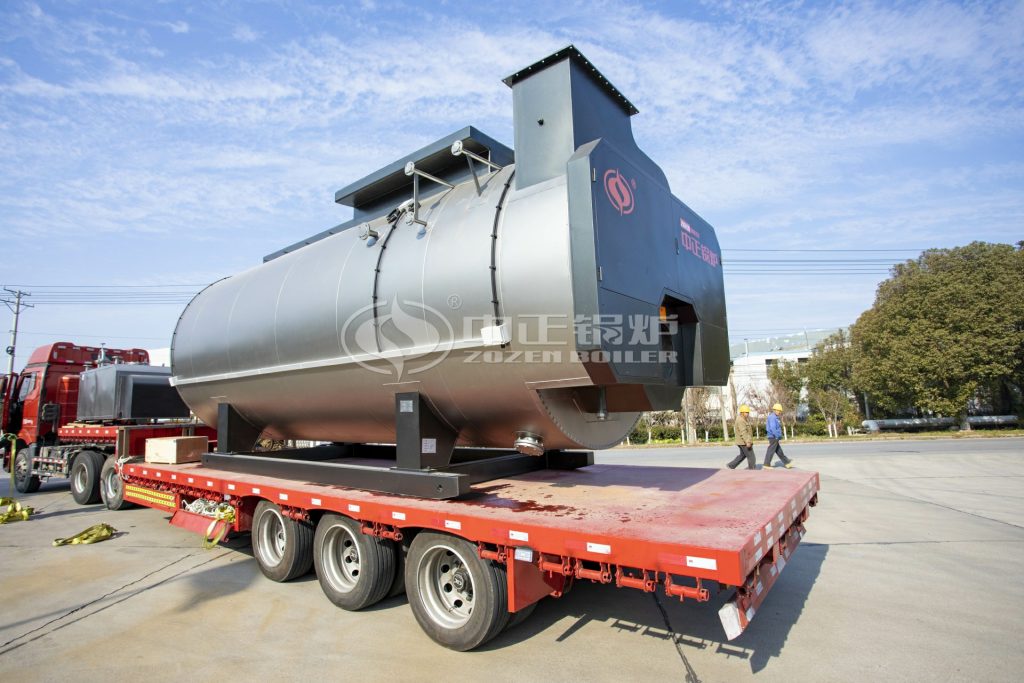 10-ton gas condensing boiler in the rubber industry