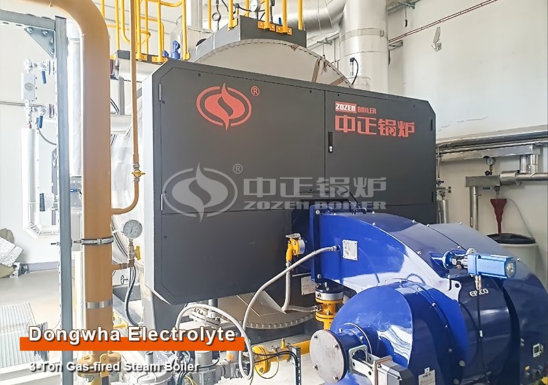 ASME Certified 3-ton Gas Steam Boiler for chemical industry