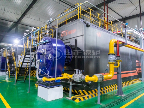 40-ton SZS series gas-fired steam boiler