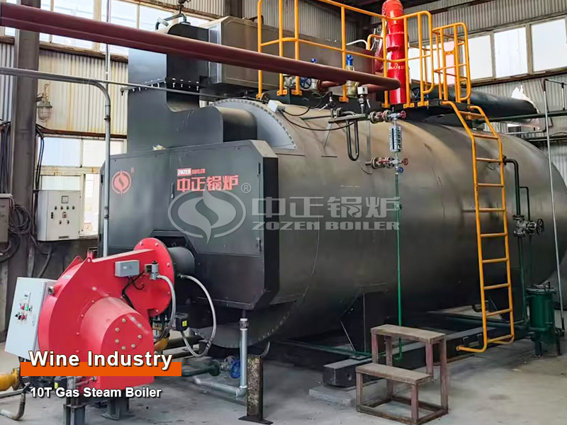 10 Tph Condensing Gas Steam Boilers in Brewing Industry