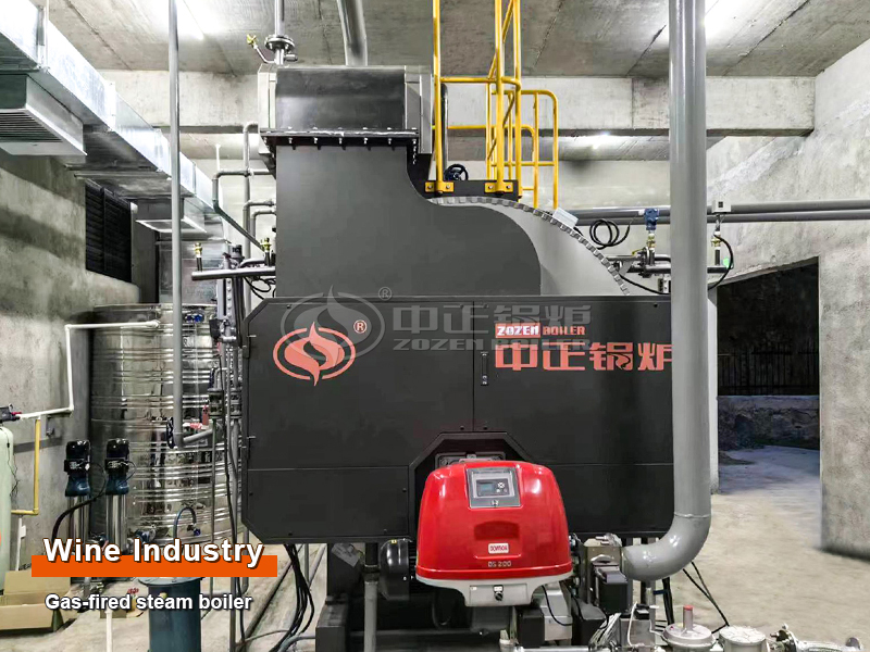 Wine-Making Industry 2-Ton Gas-Fired Condensing Steam Boiler