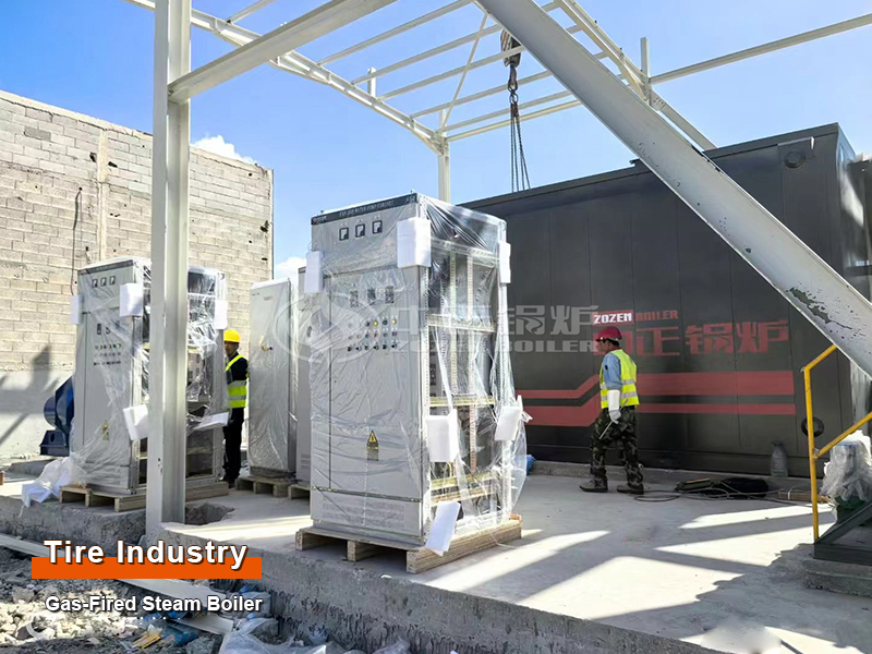 2 Sets of Gas-Fired Water Tube Steam Boilers for Morocco Tire Industry Project