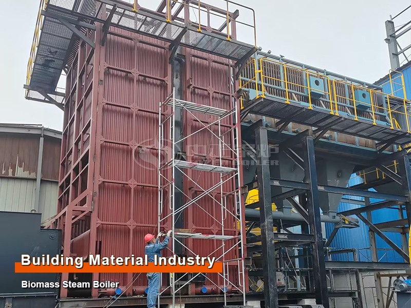 Building Material Industry 18 T/H Biomass Fired Steam Boiler