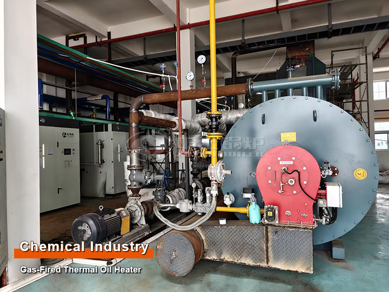 Chemical Industry ZOZEN 1.6 Million Kcal Gas Fired Horizontal Thermal Oil Heater