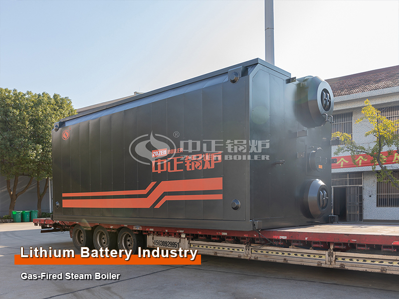 Lithium Battery Industry 15 Tons Gas-fired Condensing Water Tube Steam Boilers