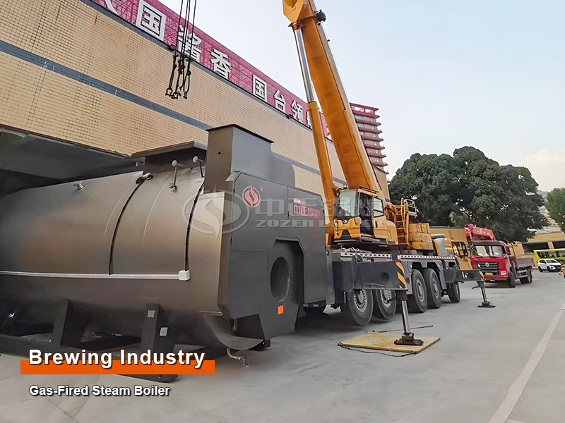 Brewing Industry ZOZEN 25 Tons Gas Fired Steam Boiler